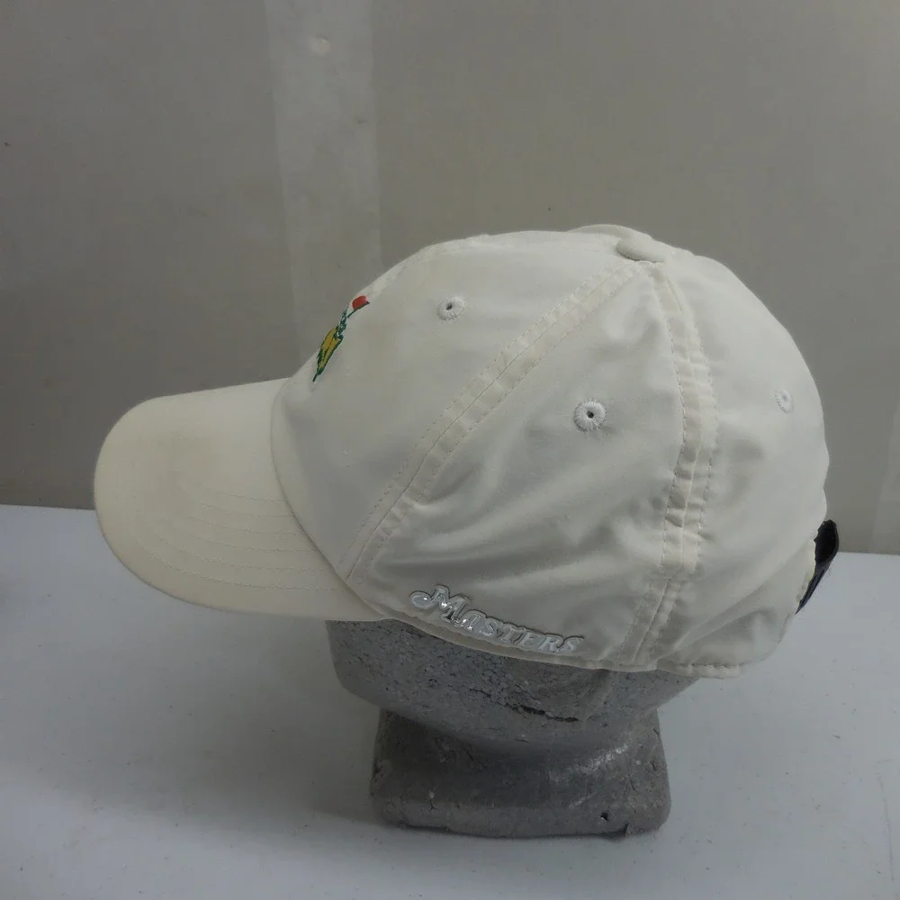 Masters Tournament Golf Hat American Needle White Snapback Performance Cap Logo